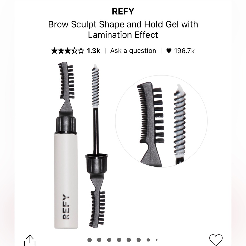 New in box refy brow sculpt in clear